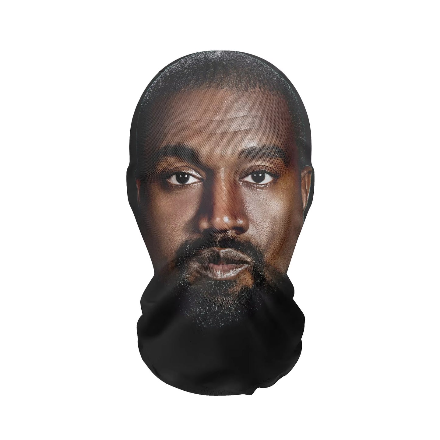 Full Face Mask Celebrity Ball-Game Star Face Mask Simulation Kanye Shiesty Mesh Mask for Men Party Supplies Cosplay Props Novel